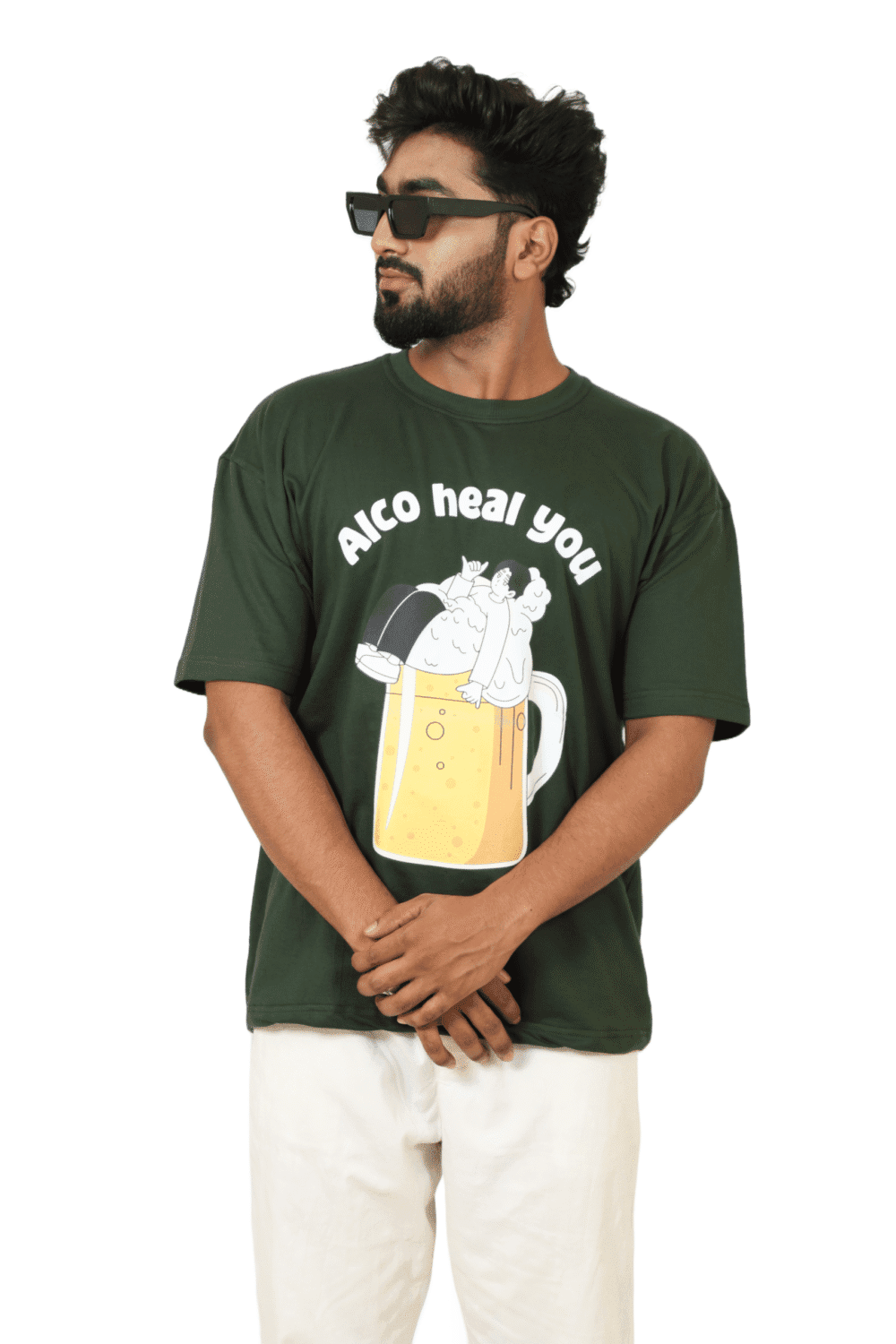 Alco-heal-you  Oversize T-shirt - Image 3